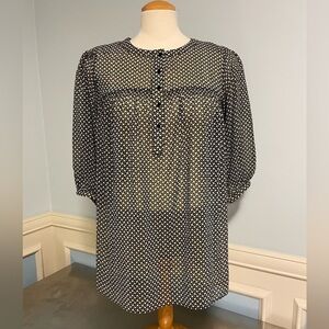 Zara Basic - sheer blouse